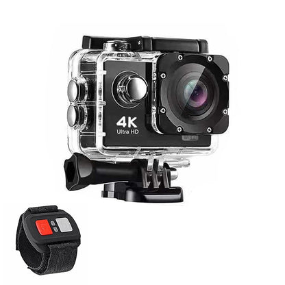 4K  Waterproof All Digital UHD WiFi Camera + RF Remote And Accessories by VistaShops