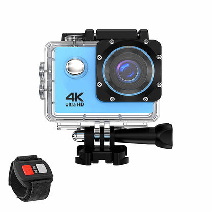 4K  Waterproof All Digital UHD WiFi Camera + RF Remote And Accessories by VistaShops