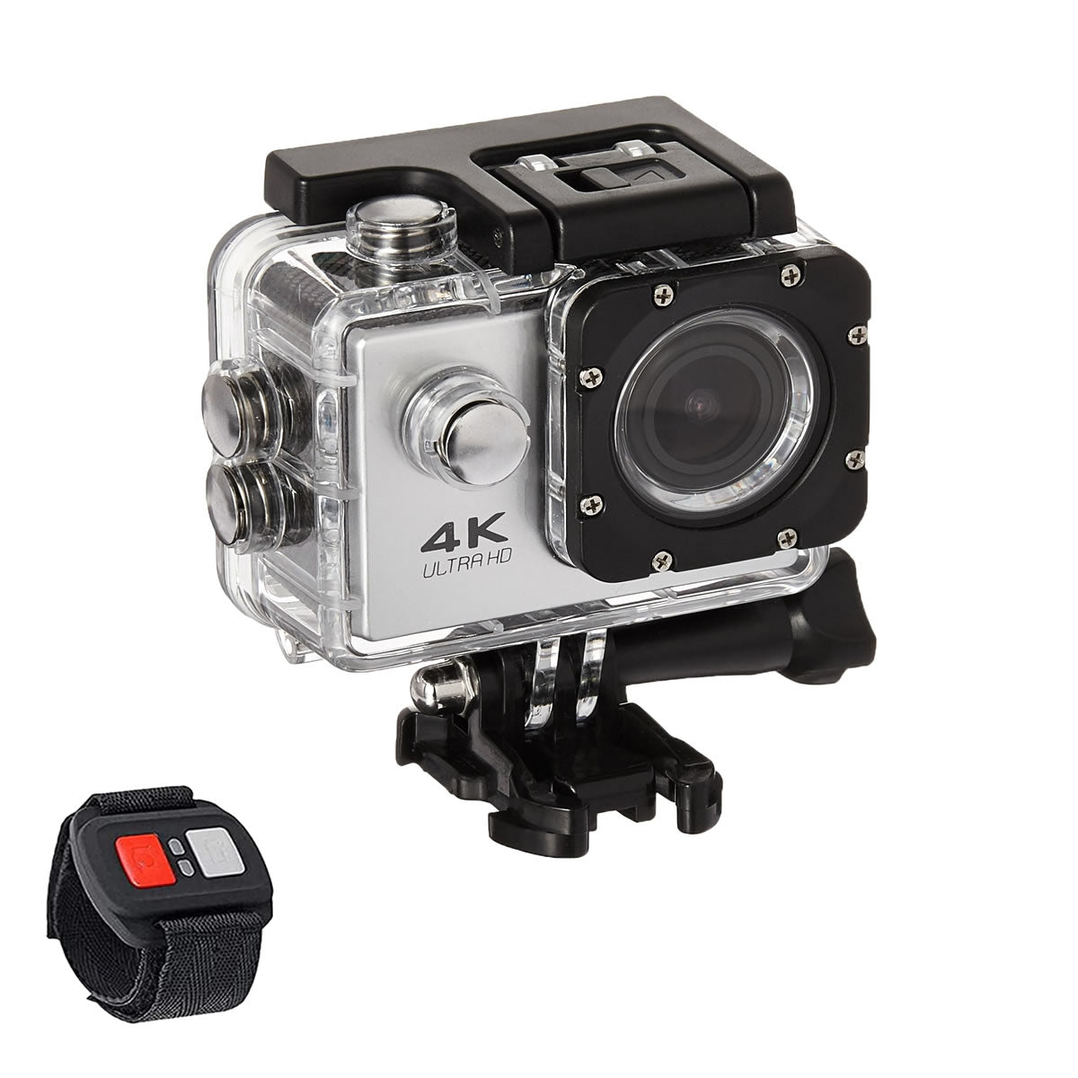 4K  Waterproof All Digital UHD WiFi Camera + RF Remote And Accessories by VistaShops