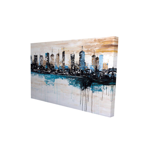 Buildings on the horizon - 20x30 Print on canvas