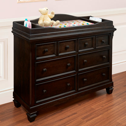 Glendale 6 Drawer Dresser Charcoal Brown