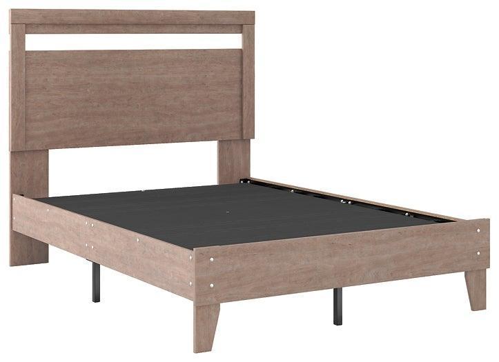 Ashley Flannia Gray Casual Full Panel Platform Bed EB2520B2