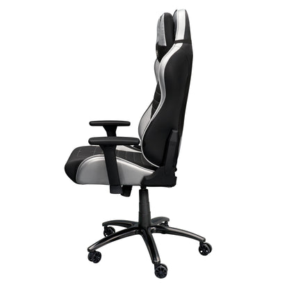 Techni Sport Ergonomic Racing Style Gaming  Chair - Silver