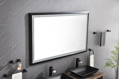 LTL needs to consult the warehouse address60in. W x 36in. H Oversized Rectangular Black Framed LED Mirror Anti-Fog Dimmable Wall Mount Bathroom Vanity Mirror Wall Mirror