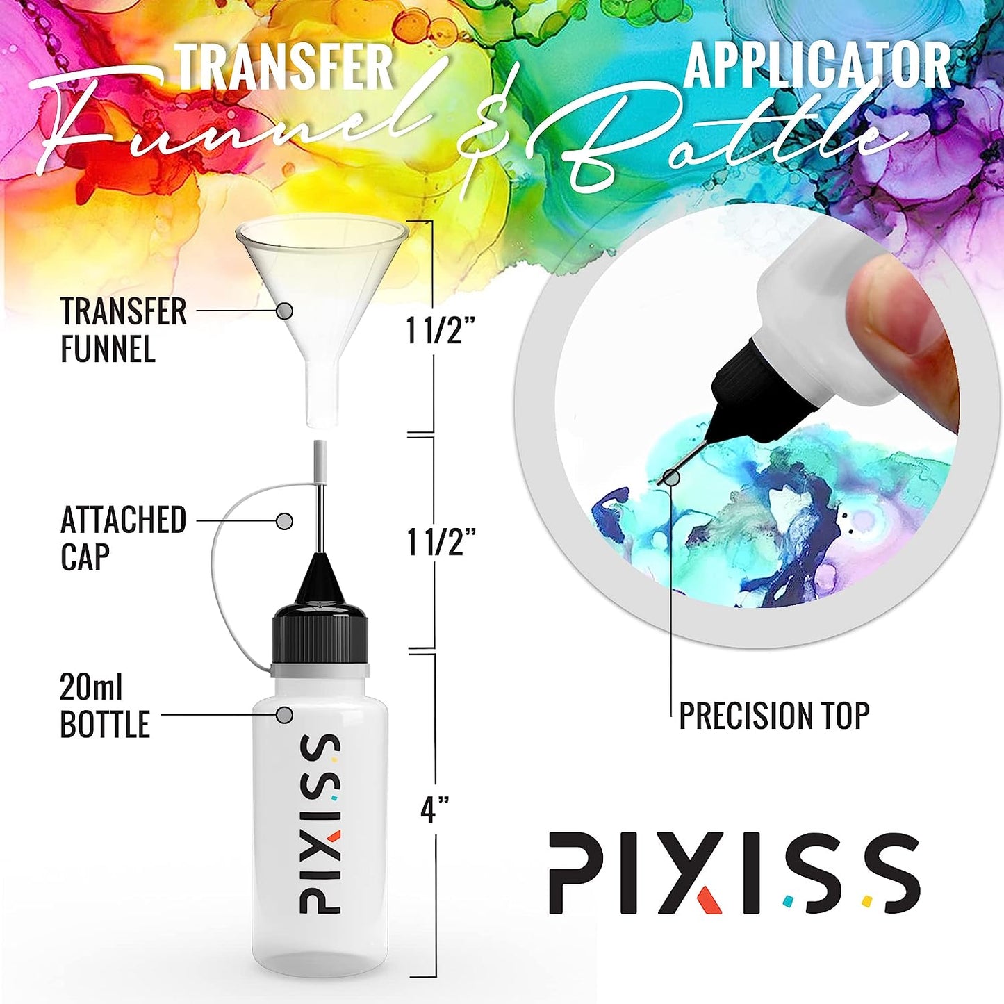 PIXISS Metallic Alcohol Ink 4 oz. - Gold by Pixiss