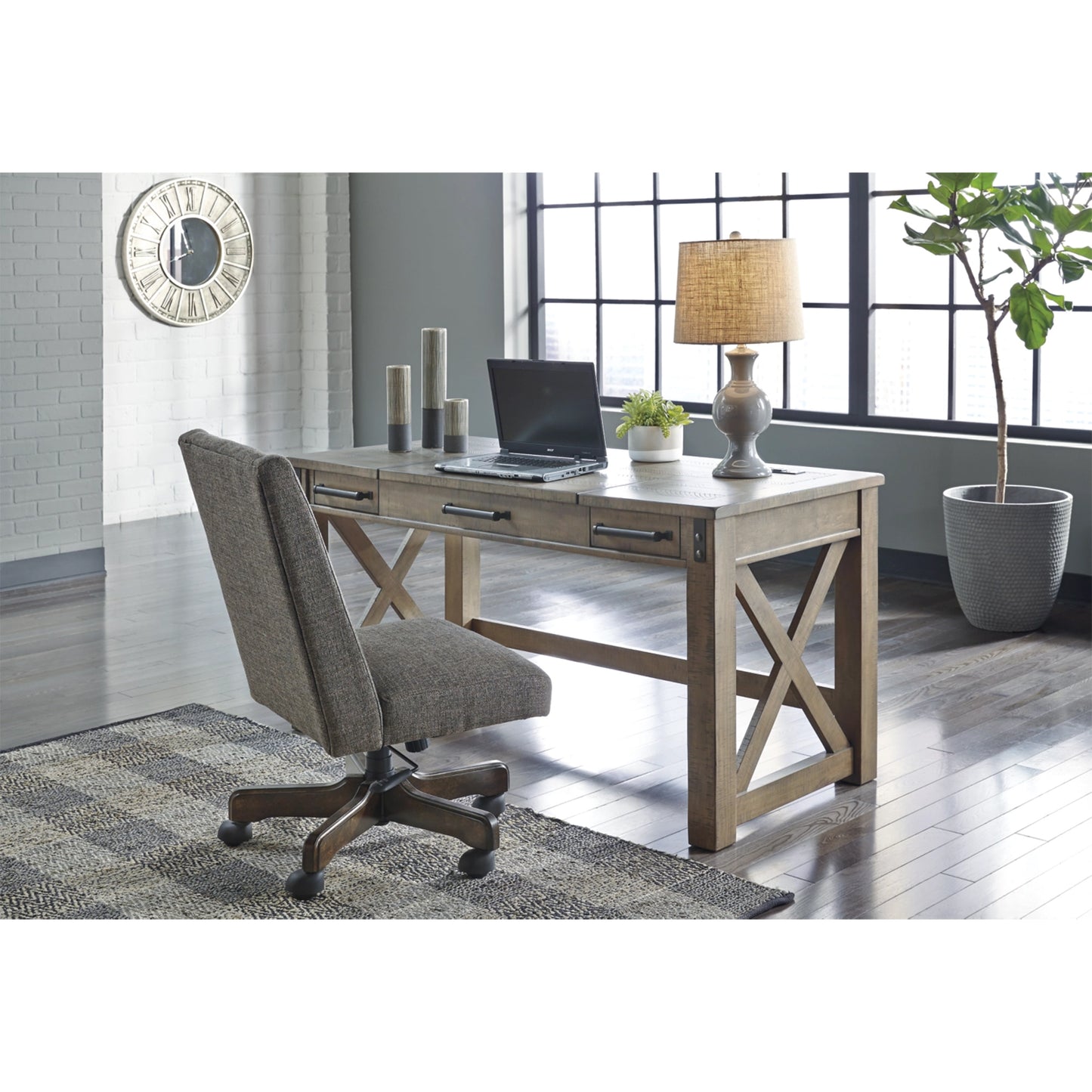 Ashley Aldwin Casual Home Office Lift Top Desk H837-54