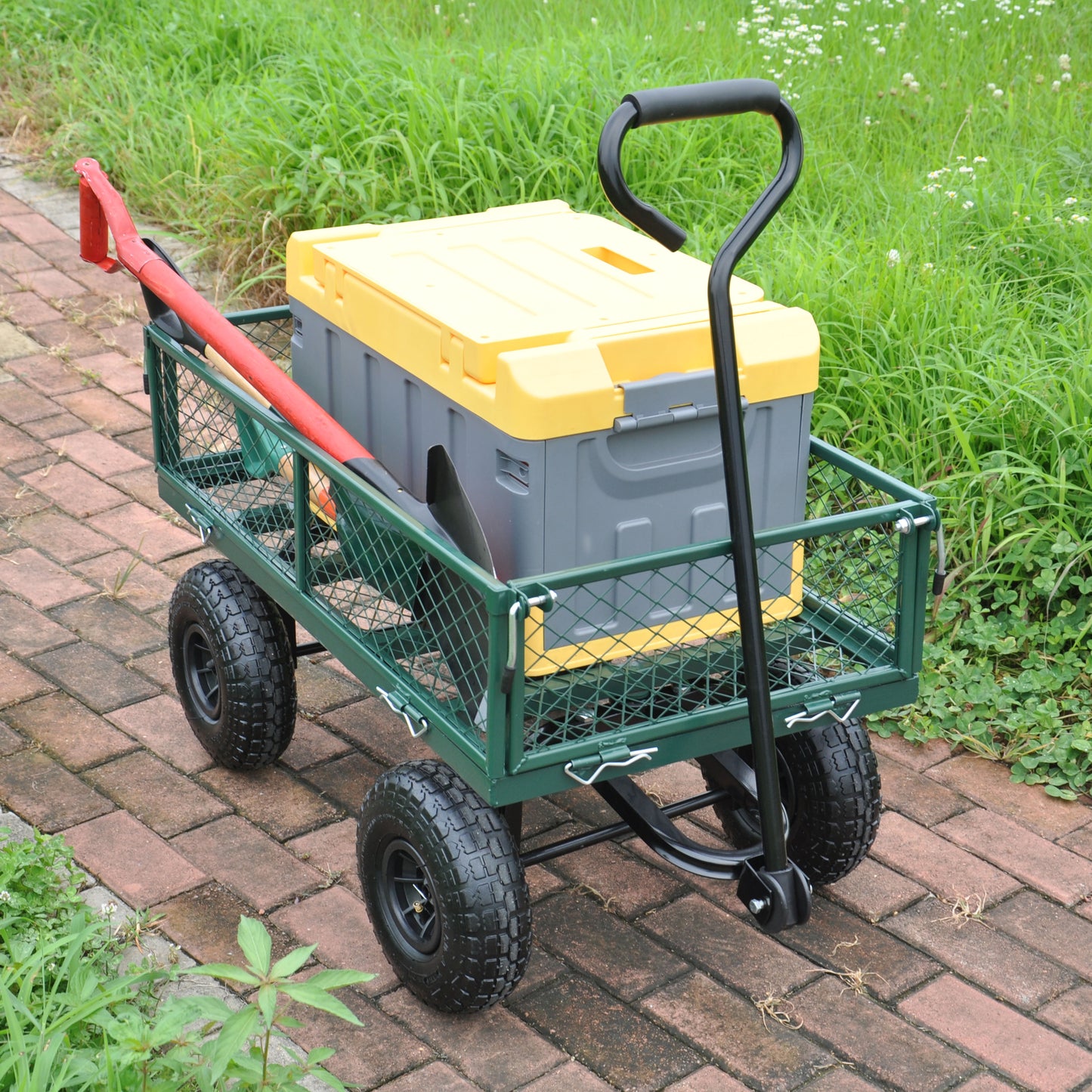 Wagon Cart Garden cart trucks make it easier to transport firewood