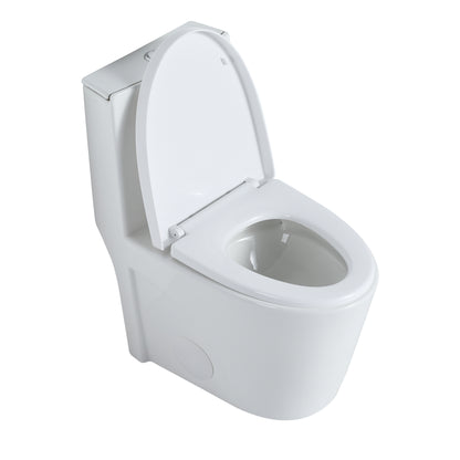 Ceramic One Piece Toilet 30 Inch Length With Soft Close Seat-G-lemon SKU:BTC2173MOWH