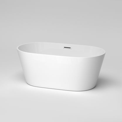 Acrylic Alcove Freestanding Soaking Bathtub-60‘’