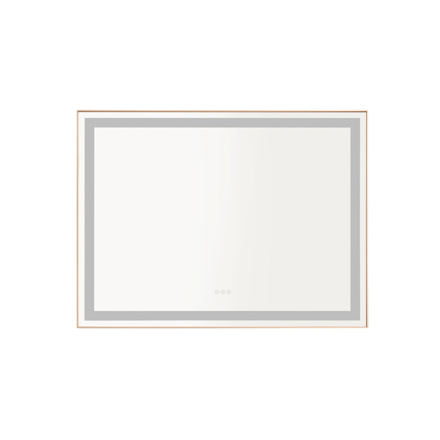 LTL needs to consult the warehouse address48*36 LED Lighted Bathroom Wall Mounted Mirror with High Lumen+Anti-Fog Separately Control