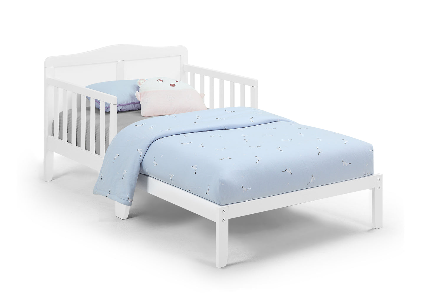 Birdie Toddler Bed White/White