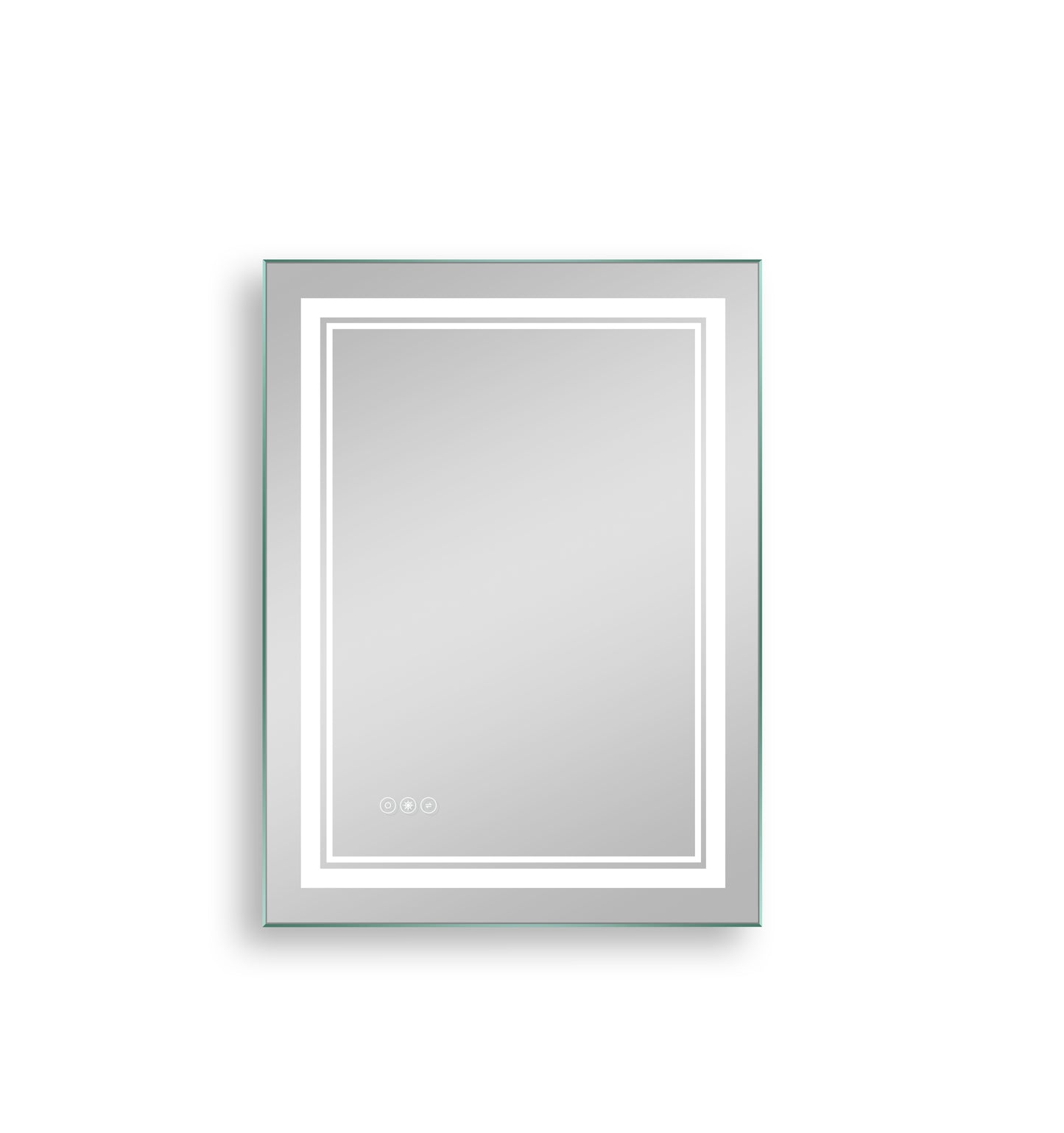 24 x 32 Inch LED Mirror Bathroom Wall Mounted Vanity Mirror Anti-Fog Mirror Dimmable Lights Brightness Memory , with Touch Switch(Horizontal/Vertical)