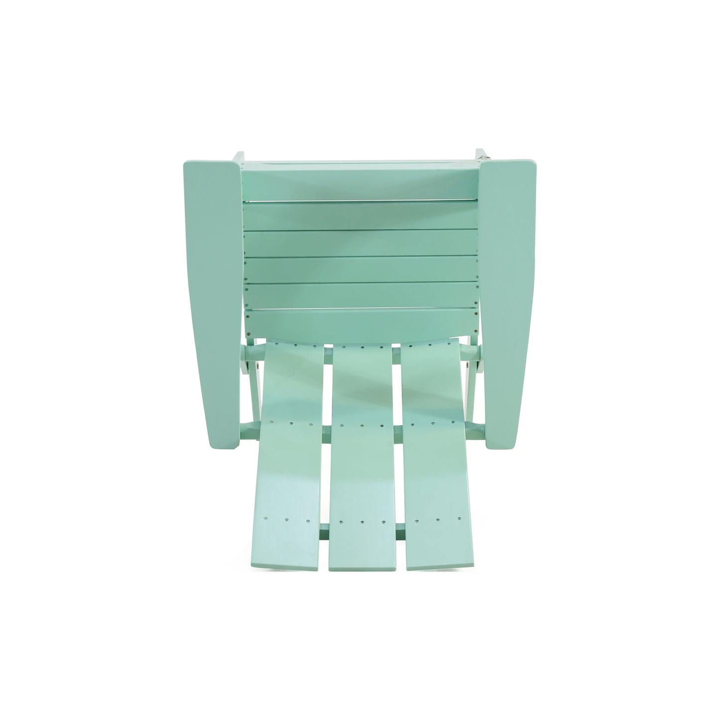 Classic Fruit Green Outdoor Solid Wood Adirondack Chair Garden Folding Leisure Chair