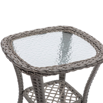 3pcs Outdoor Furniture Modern Wicker set