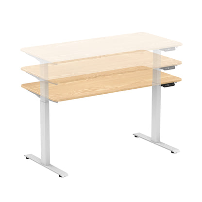 Ergonomic Standing Desk Base Workstation Frame Only，White