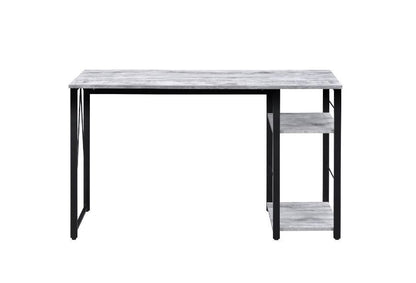 ACME Vadna Writing Desk, Antique White & Black Finish 92767