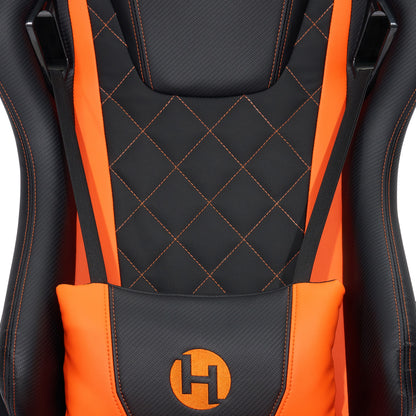 Techni Sport TS-84 Ergonomic High Back Racer Style PC Gaming Chair, Orange