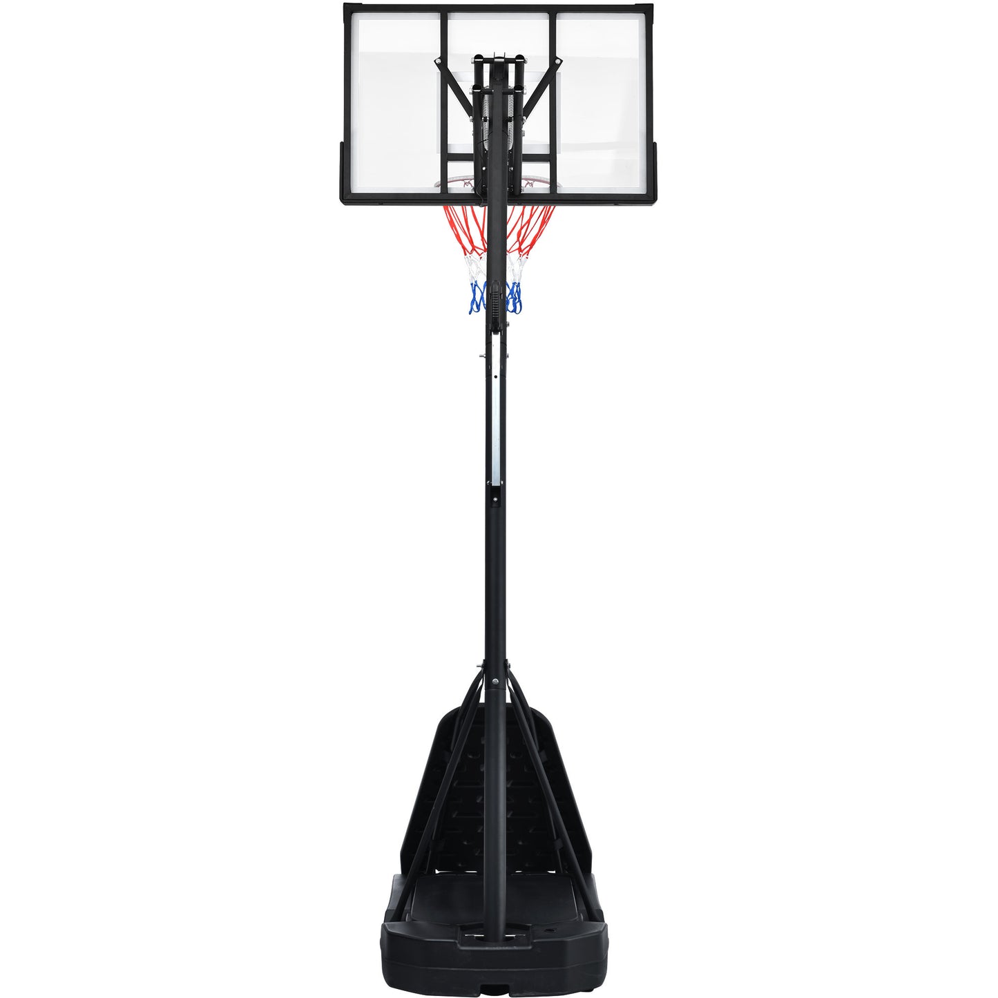 Portable Basketball Hoop Basketball System 8-10ft Height Adjustment for Youth Adults LED Basketball Hoop Lights, Colorful lights, Waterproof，Super Bright to Play at Night Outdoors,Good Gift for Kids