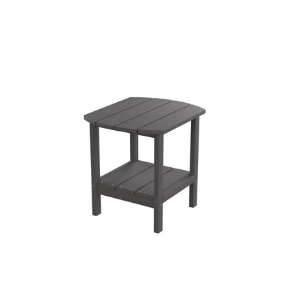 HDPE side table,adirondack table,porch table, patio table for outdoor and pool Gray