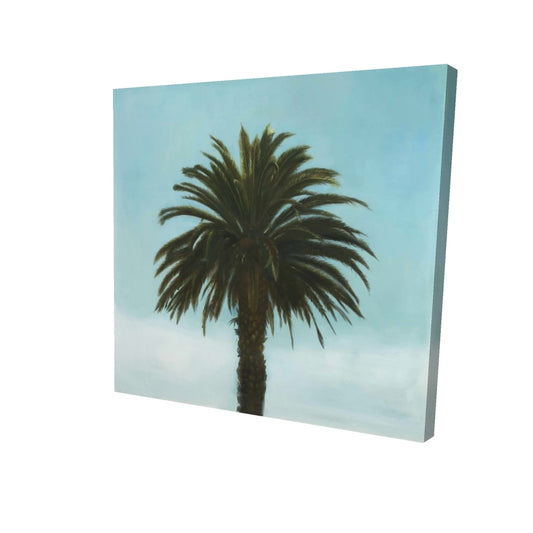 Tropical palm - 32x32 Print on canvas