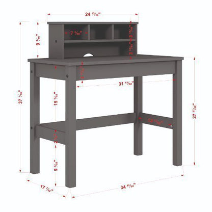 ACME Logan Writing Desk, Gray Finish 92995