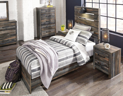 Ashley Drystan Multicolor Casual Twin Panel Bed B211B2