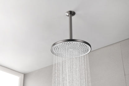 Shower Head - High Pressure Rain - Luxury Modern Look - No Hassle Tool-less 1-Min Installation - The Perfect Adjustable Replacement For Your Bathroom Shower Heads