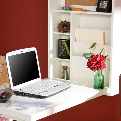 Minford Fold-Out Convertible Desk - Antique White