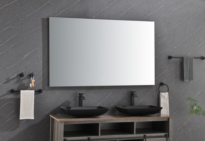 60x 36Inch LED Mirror Bathroom Vanity Mirror with Back Light, Wall Mount Anti-Fog Memory Large Adjustable Vanity Mirror