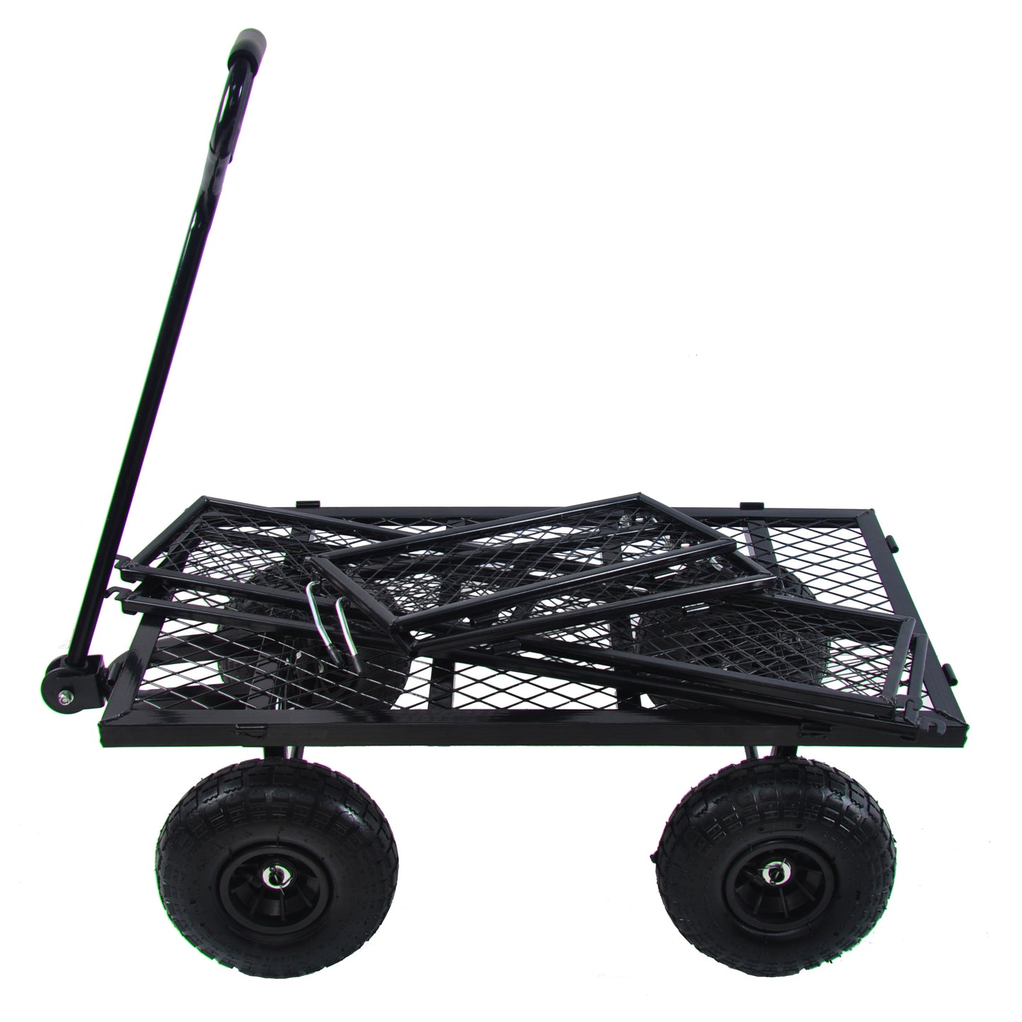 Wagon Cart Garden cart trucks make it easier to transport firewood TC1840BKG