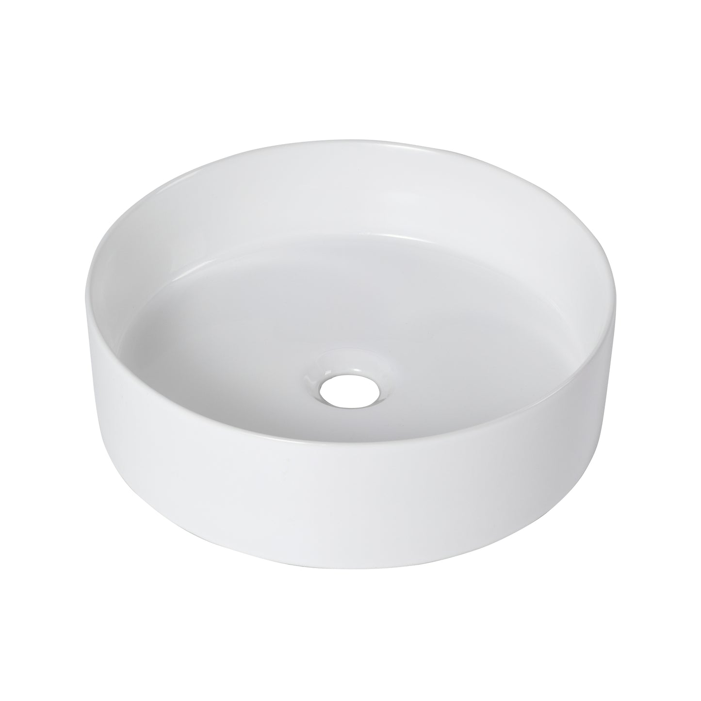 Ceramic Circular Vessel Bathroom Sink