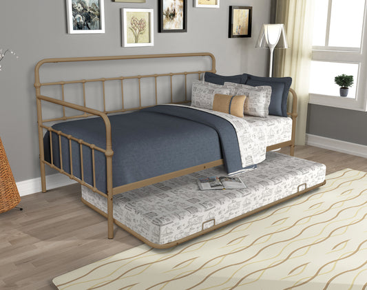 Metal Frame Daybed with trundle