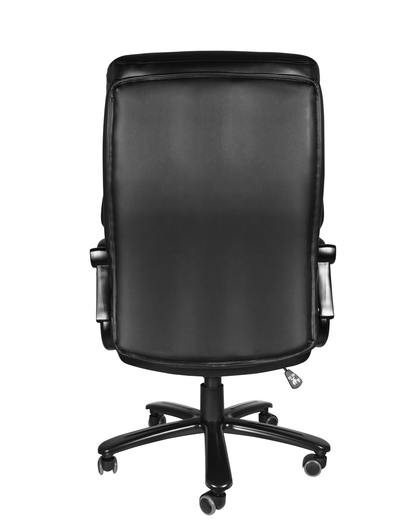 Office Desk Chair with High Quality PU Leather, Adjustable Height/Tilt, 360-Degree Swivel, 400LBS , Black