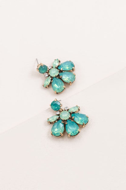 Water Lily Stone Earrings