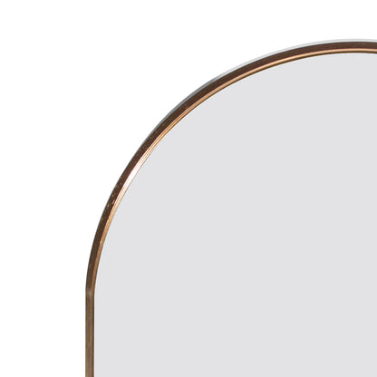 Full Length Wall Mirror - 63” x 20” Arched Free Standing Body Mirror , Black Metal Framed Large Floor Mirror for Bedroom, Modern  Stand Up / Leaning Mirror