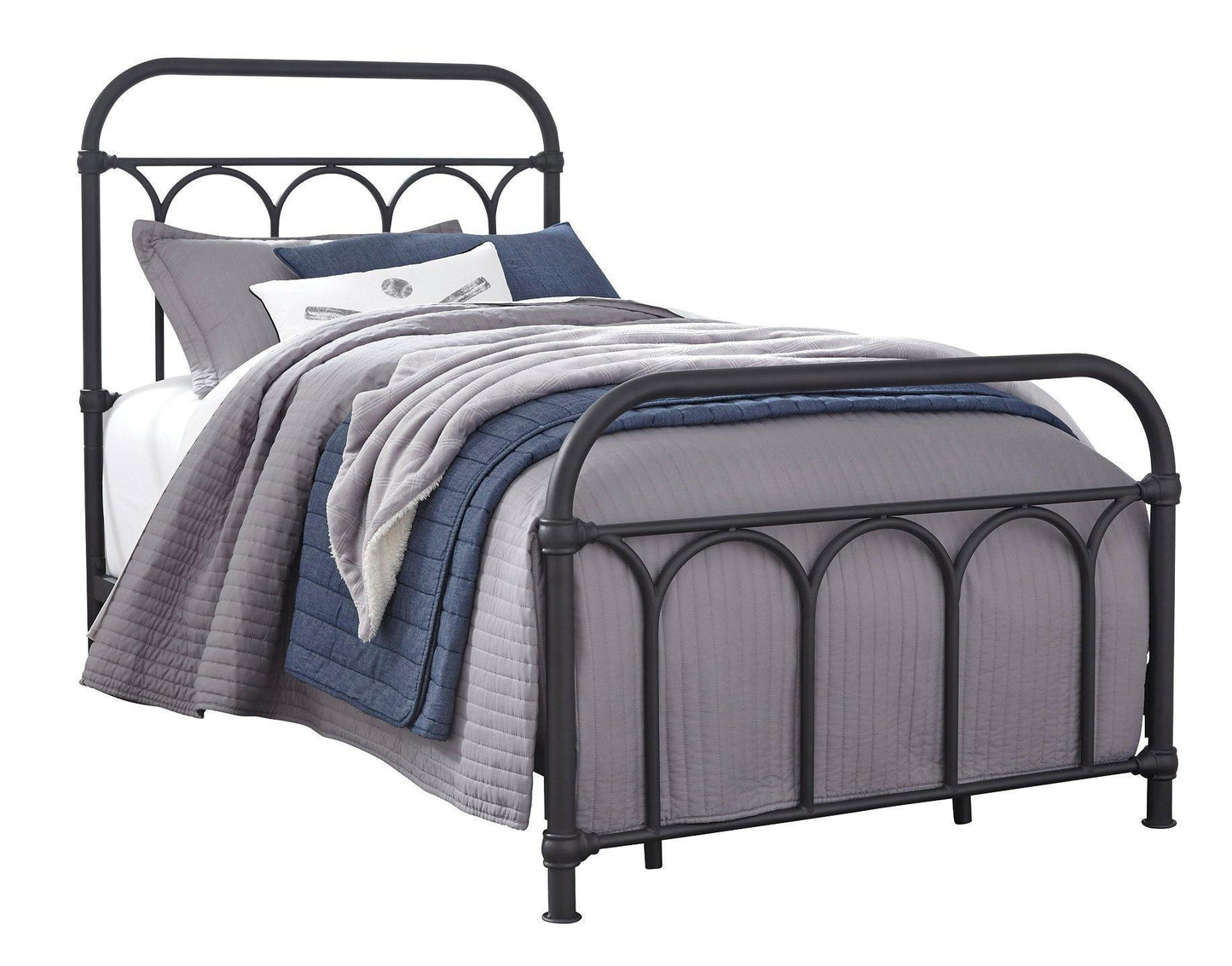 Ashley Nashburg Black Casual Twin Metal Bed B280-671