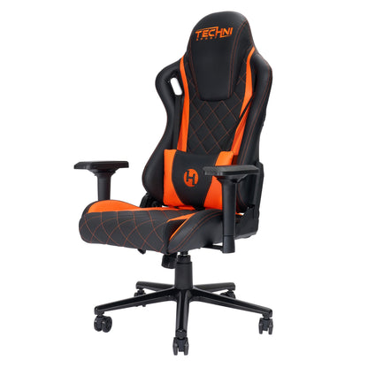 Techni Sport TS-84 Ergonomic High Back Racer Style PC Gaming Chair, Orange