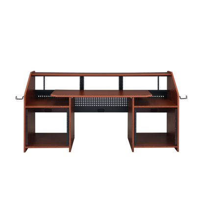 ACME Annette Music Desk, Walnut & Black Finish OF00994