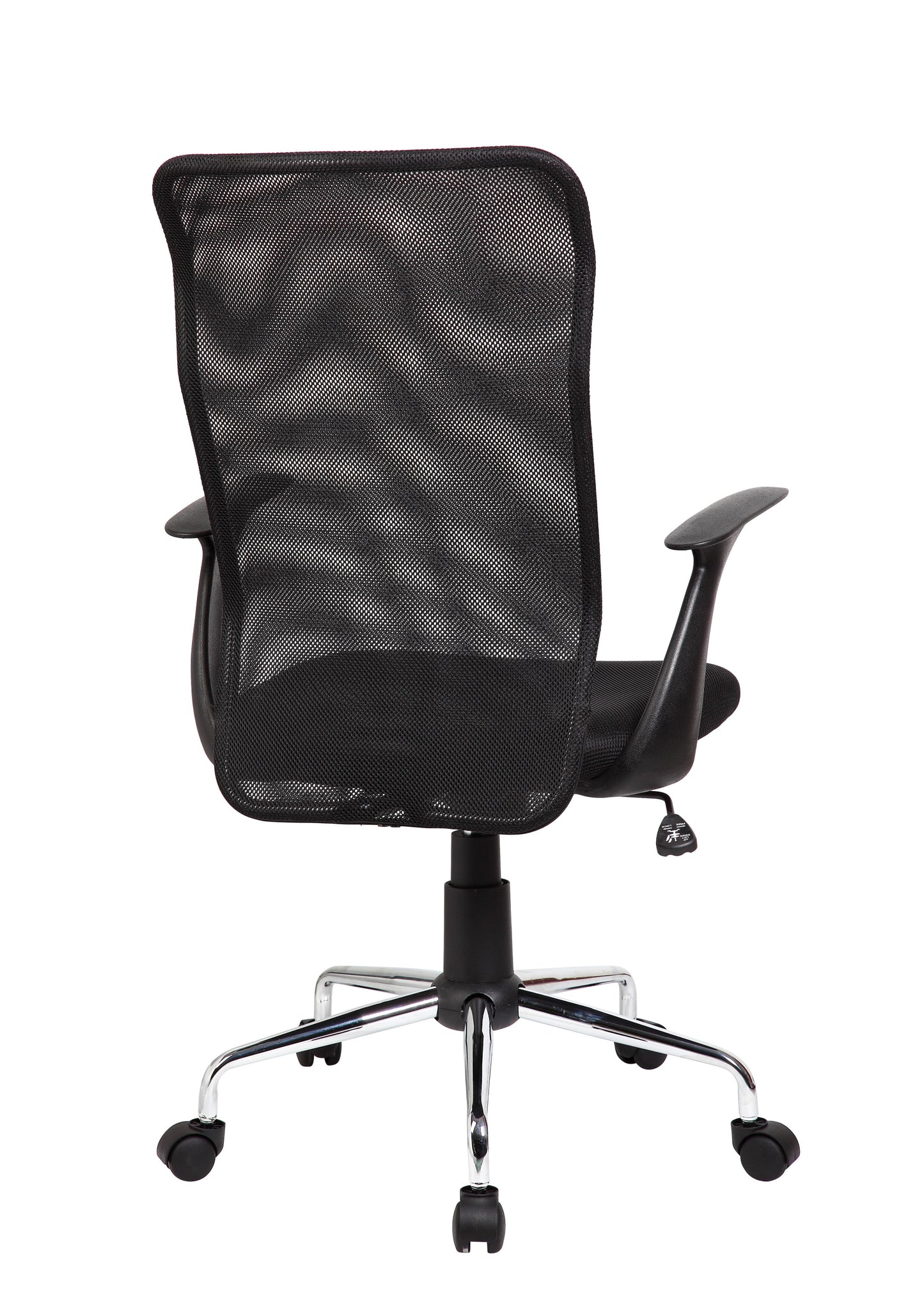 Techni Mobili Medium Back Mesh Assistant Office Chair, Black