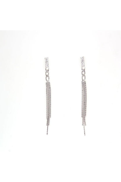 EDGY DANGLE TASSLE EARRING