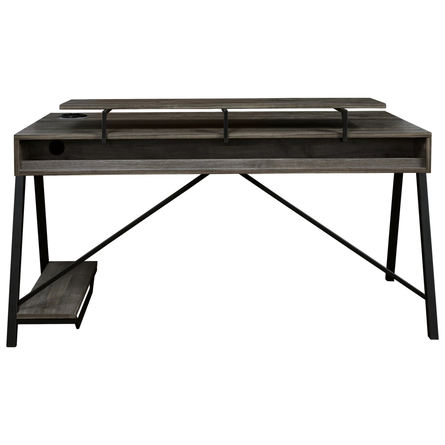 Ashley Contemporary Barolli Gaming Desk with Built-in Can Cooler H700-28