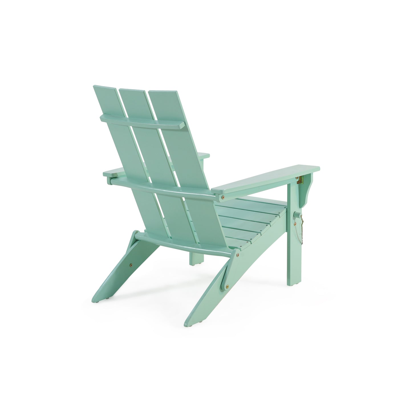 Classic Fruit Green Outdoor Solid Wood Adirondack Chair Garden Folding Leisure Chair