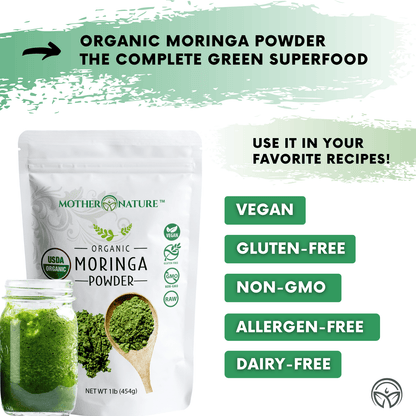 Moringa Powder by Mother Nature Organics