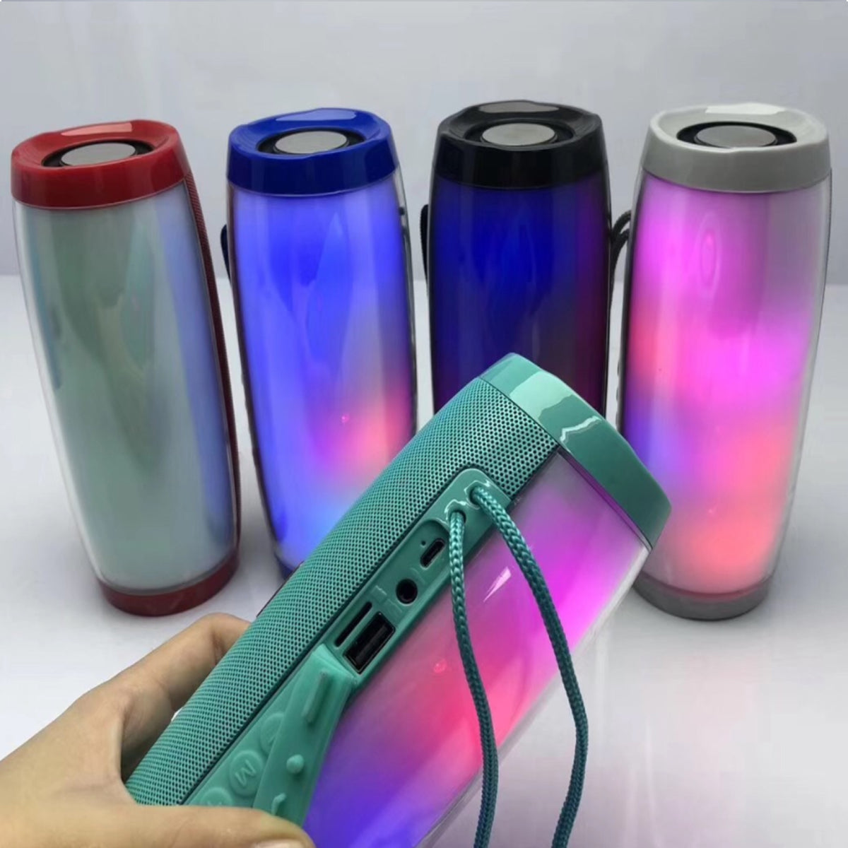 Rainbow LED Bluetooth Speakers In Vibrant Colors by VistaShops