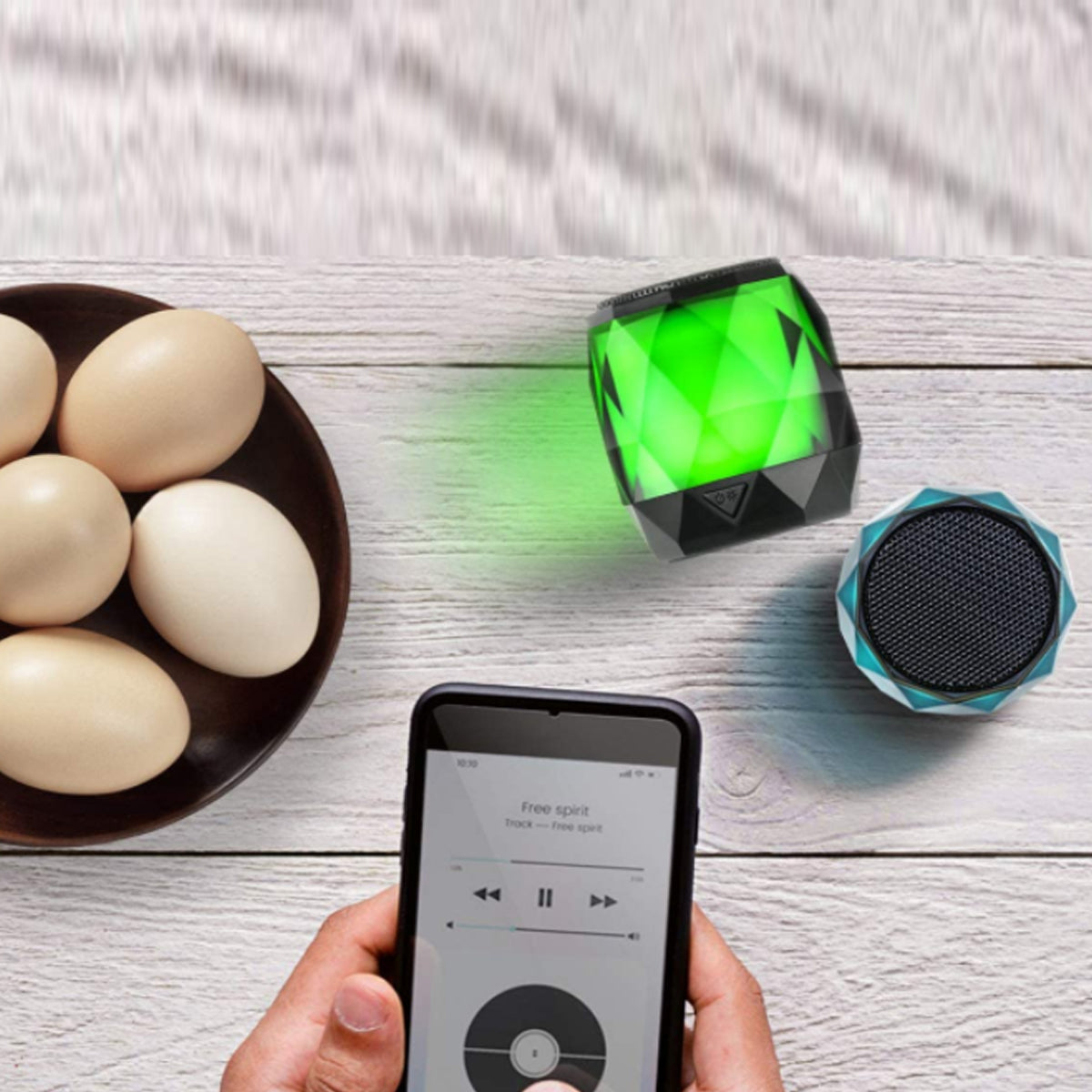 Candylight LED Stereo Bluetooth Mini Speaker by VistaShops