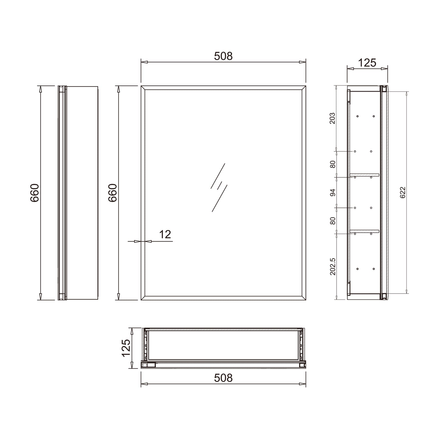 2026 Bathroom Medicine Cabinet