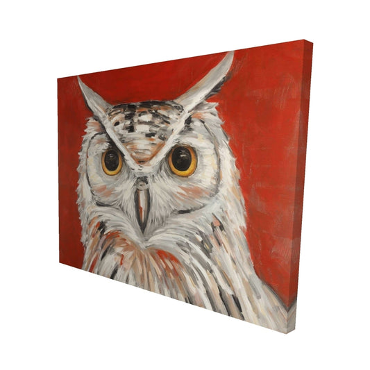 Colorful eagle owl - 16x20 Print on canvas