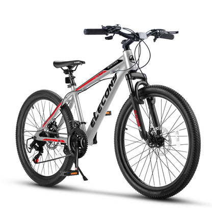 A26299 Rycheer Elecony 26 inch Mountain Bike Bicycle for Adults Aluminium Frame Bike Shimano 21-Speed with Disc Brake