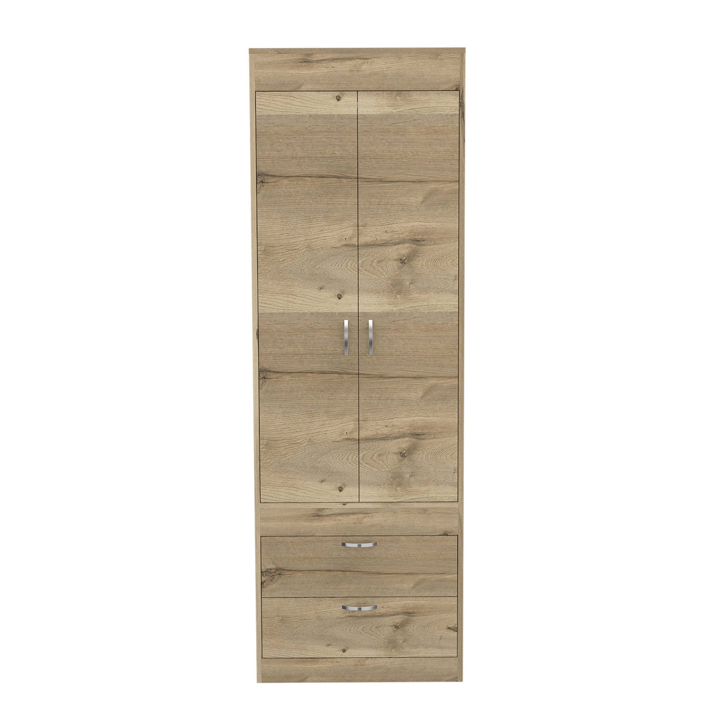 Willow Grove 2-Drawer Armoire Light Oak