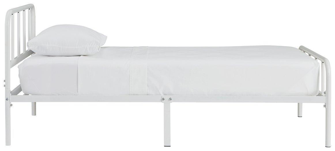 Ashley Trentlore White Contemporary Twin Platform Bed B076-271